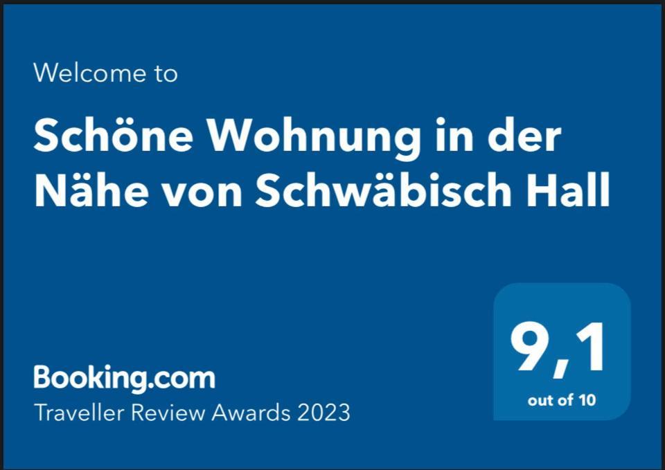 Schoene Wohnung In Der Naehe Von Schwaebisch Hall Rieden  Exterior photo